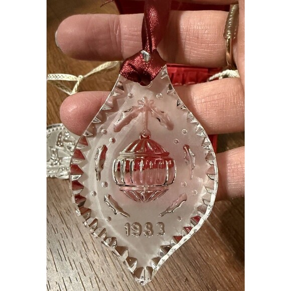 Waterford 1983 1997 Annual Crystal Christmas Ornaments - Picture 5 of 11